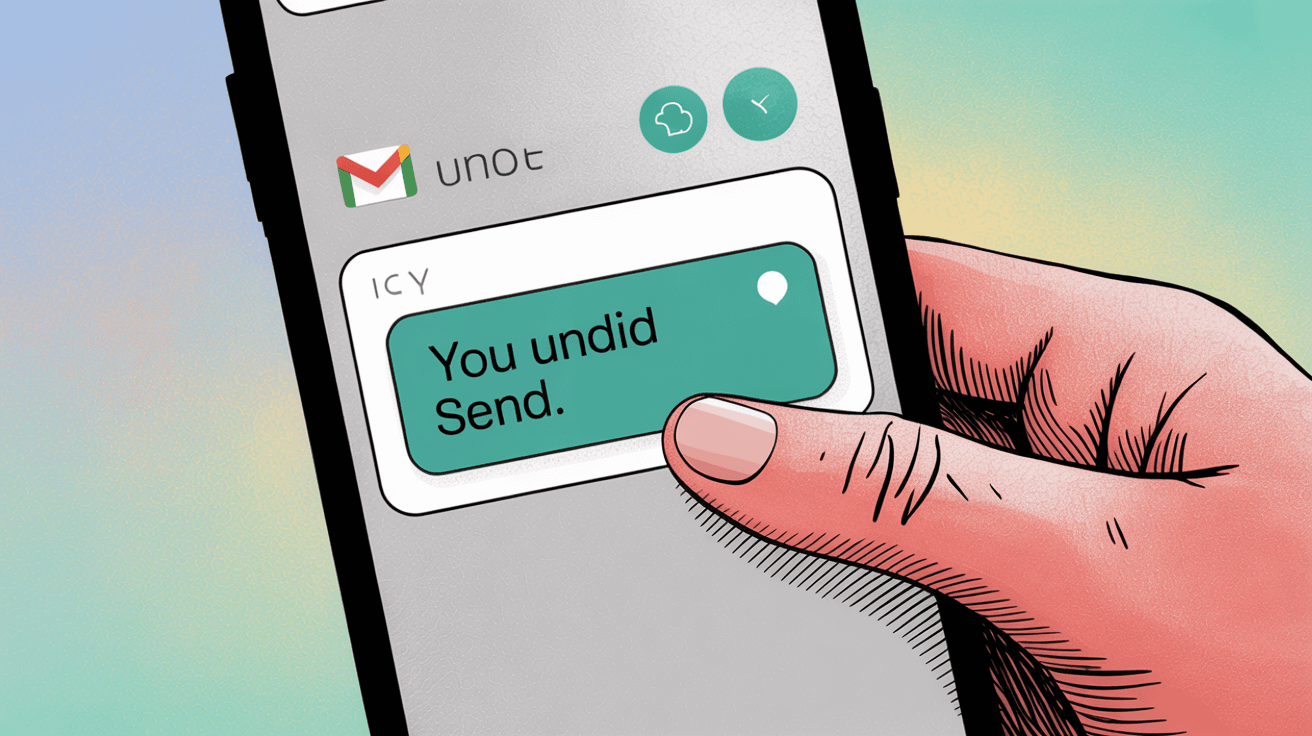 Gmail settings interface showing Undo Send toggle and timer configuration options